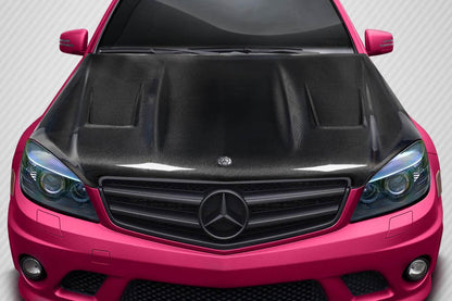 2008-2011 Mercedes C Class Carbon Creations AMGT Carbon Fiber Hood