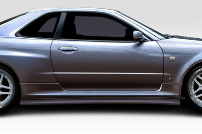 1999-2002 Nissan Skyline Duraflex Estra Side Skirts