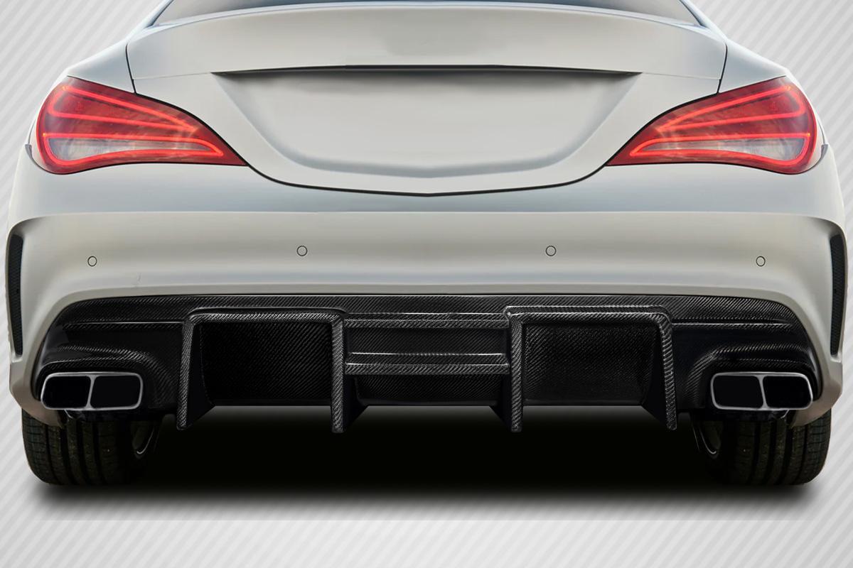 2014-2016 Mercedes CLA Carbon Creations Zex Carbon Fiber Rear Lip