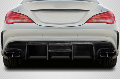 2014-2016 Mercedes CLA Carbon Creations Zex Carbon Fiber Rear Lip