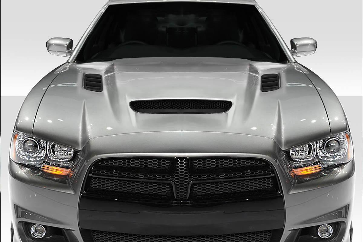 2011-2014 Dodge Charger Duraflex Hellcat Redeye Look Hood