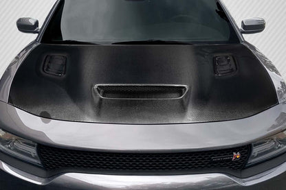 2015-2023 Dodge Charger Carbon Creations Hellcat Redeye Look Carbon Fiber Hood