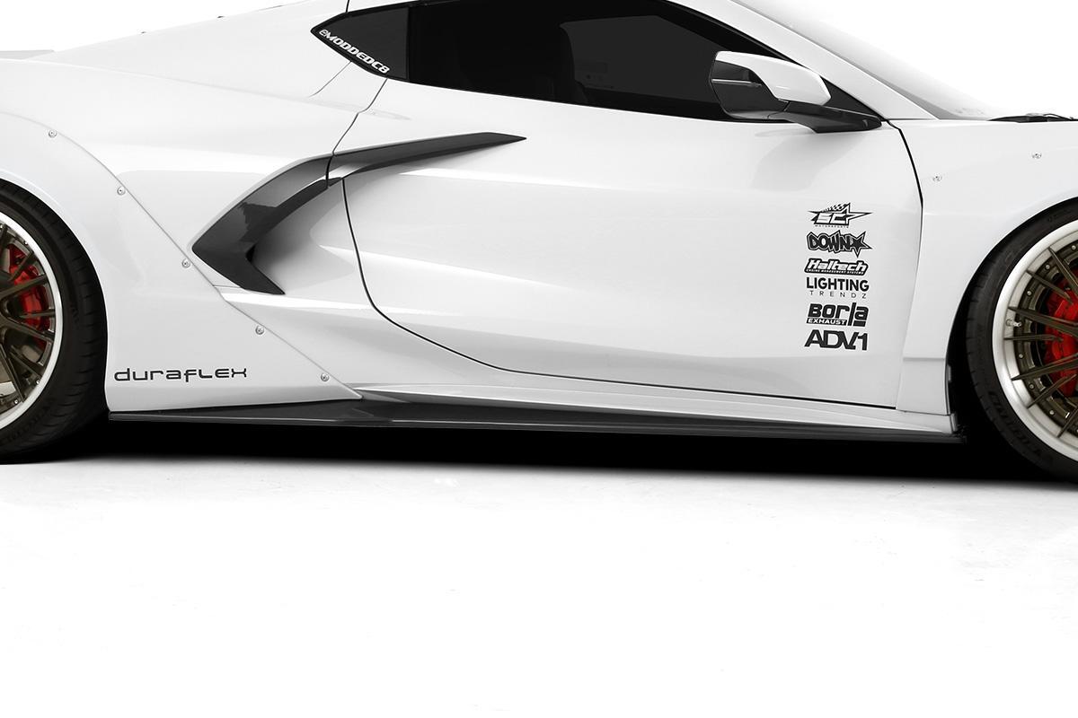 2020-2025 Chevrolet Corvette Duraflex Gran Veloce Side Skirts