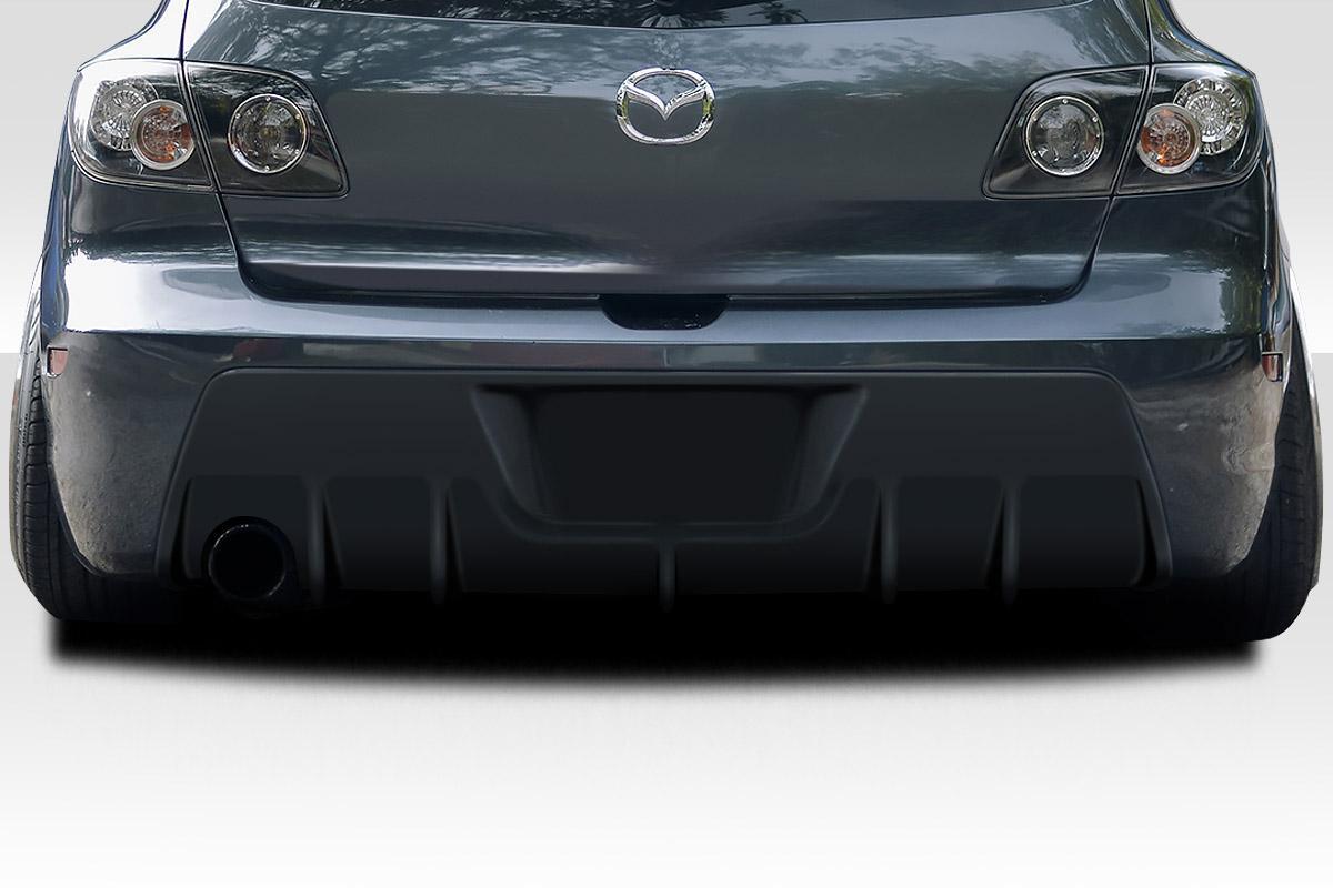 2004-2009 Mazda 3 Duraflex Corkscrew Rear Lip