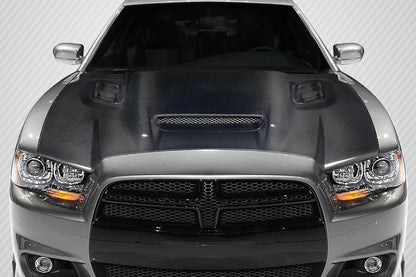 2011-2014 Dodge Charger Carbon Creations Hellcat Redeye Look Carbon Fiber Hood