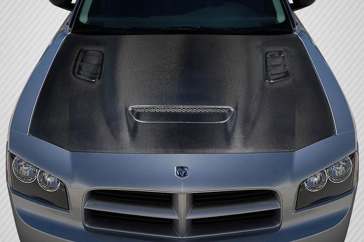 2006-2010 Dodge Charger Carbon Creations Hellcat Redeye Look Carbon Fiber Hood