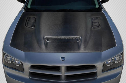 2006-2010 Dodge Charger Carbon Creations Hellcat Redeye Look Carbon Fiber Hood