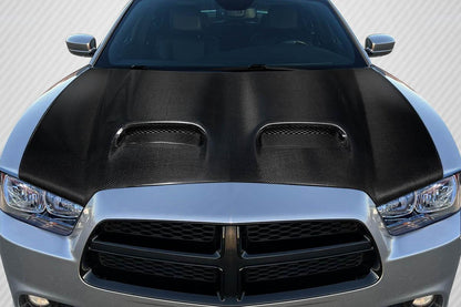 2011-2014 Dodge Charger Carbon Creations Redeye Look Carbon Fiber Hood