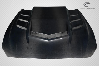 2018-2023 Ford Mustang Carbon Creations Interceptor Carbon Fiber Hood