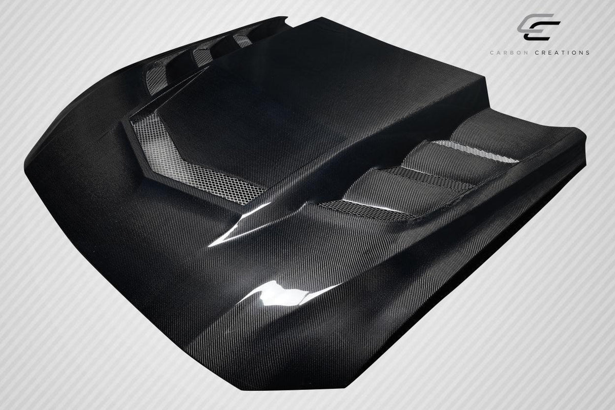 2018-2023 Ford Mustang Carbon Creations Interceptor Carbon Fiber Hood