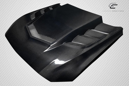 2018-2023 Ford Mustang Carbon Creations Interceptor Carbon Fiber Hood