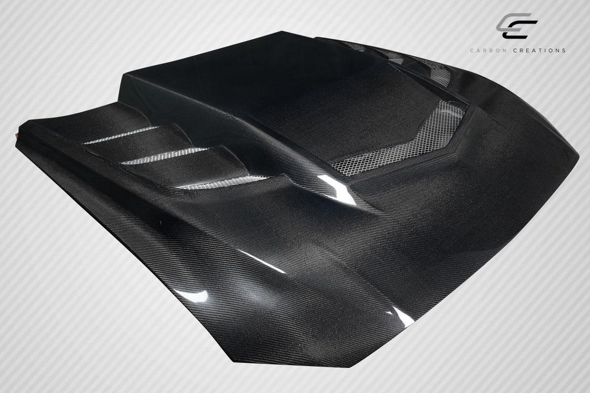 2018-2023 Ford Mustang Carbon Creations Interceptor Carbon Fiber Hood