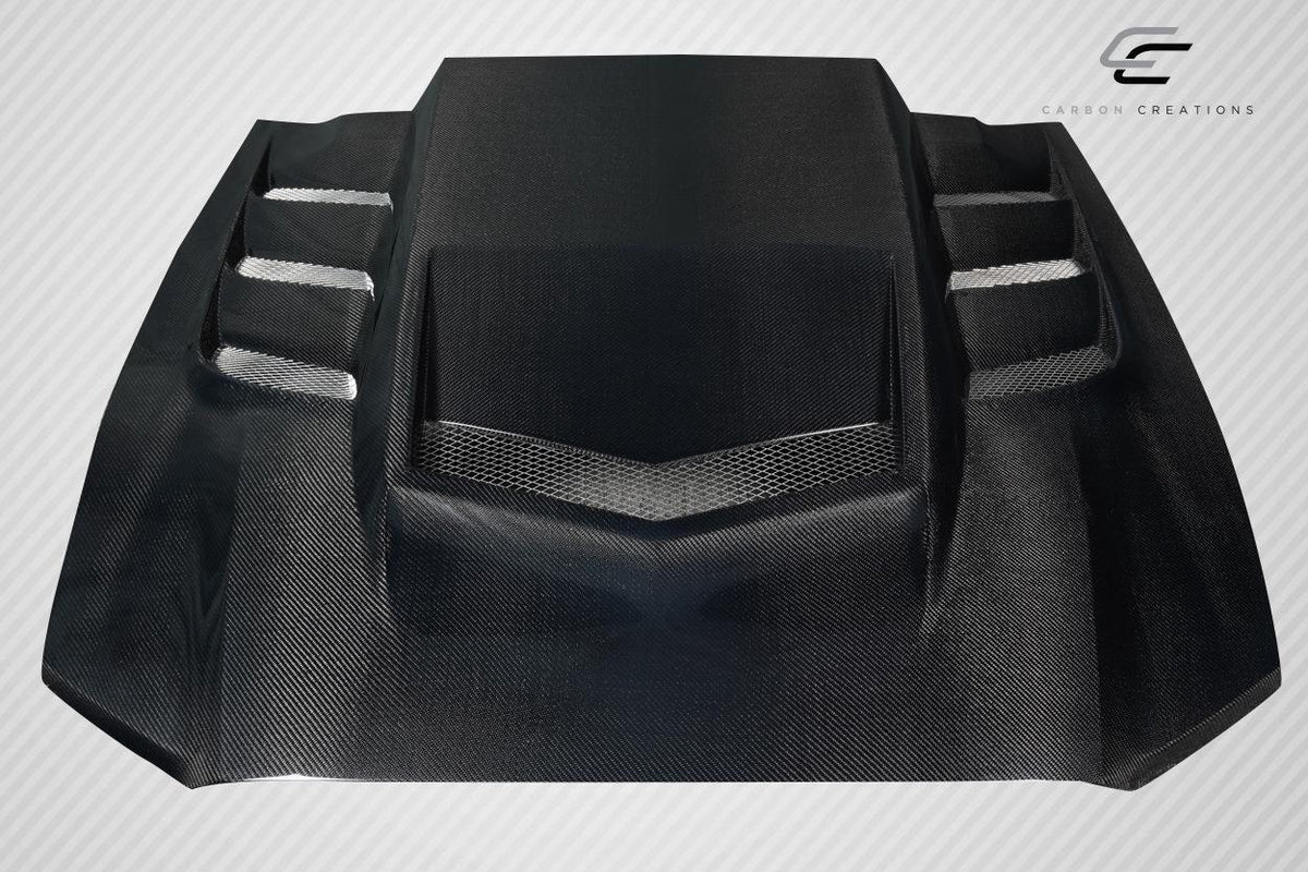 2013-2014 Ford Mustang Carbon Creations Interceptor Carbon Fiber Hood