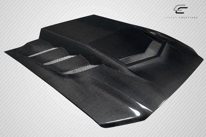 2013-2014 Ford Mustang Carbon Creations Interceptor Carbon Fiber Hood