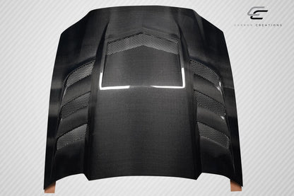 2013-2014 Ford Mustang Carbon Creations Interceptor Carbon Fiber Hood