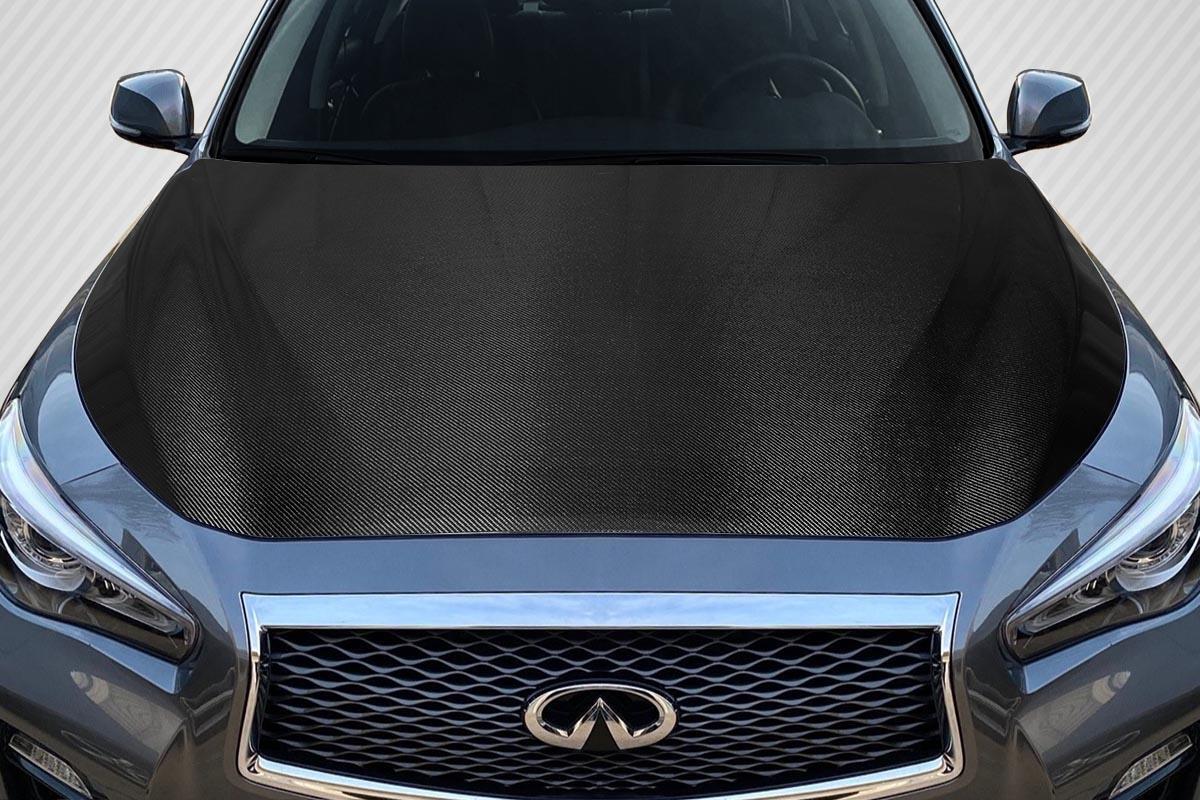 2014-2023 Infiniti Q50 Carbon Creations OEM Look Carbon Fiber Hood