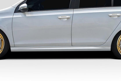 2010-2014 Volkswagen Golf Duraflex Rabbet Side Skirts