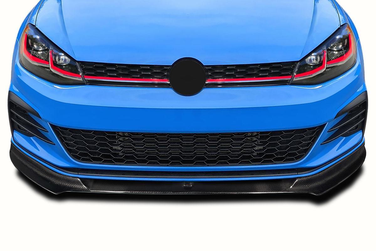 2015-2021 Volkswagen Golf Carbon Creations Circuit Carbon Fiber Front Lip