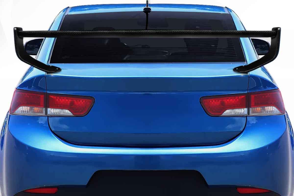 2010-2013 Kia Forte Carbon Creations Victory Carbon Fiber Rear Wing