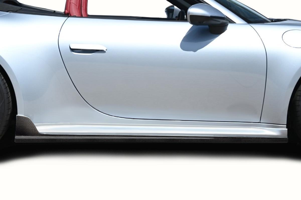 2020-2022 Porsche 911 Carbon Creations Taveran Carbon Fiber Side Skirts