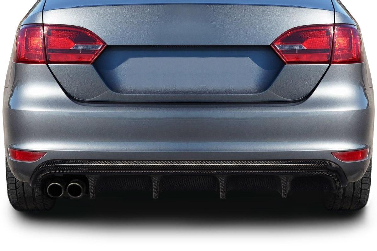 2011-2014 Volkswagen Jetta Carbon Creations Circuit Carbon Fiber Rear Lip