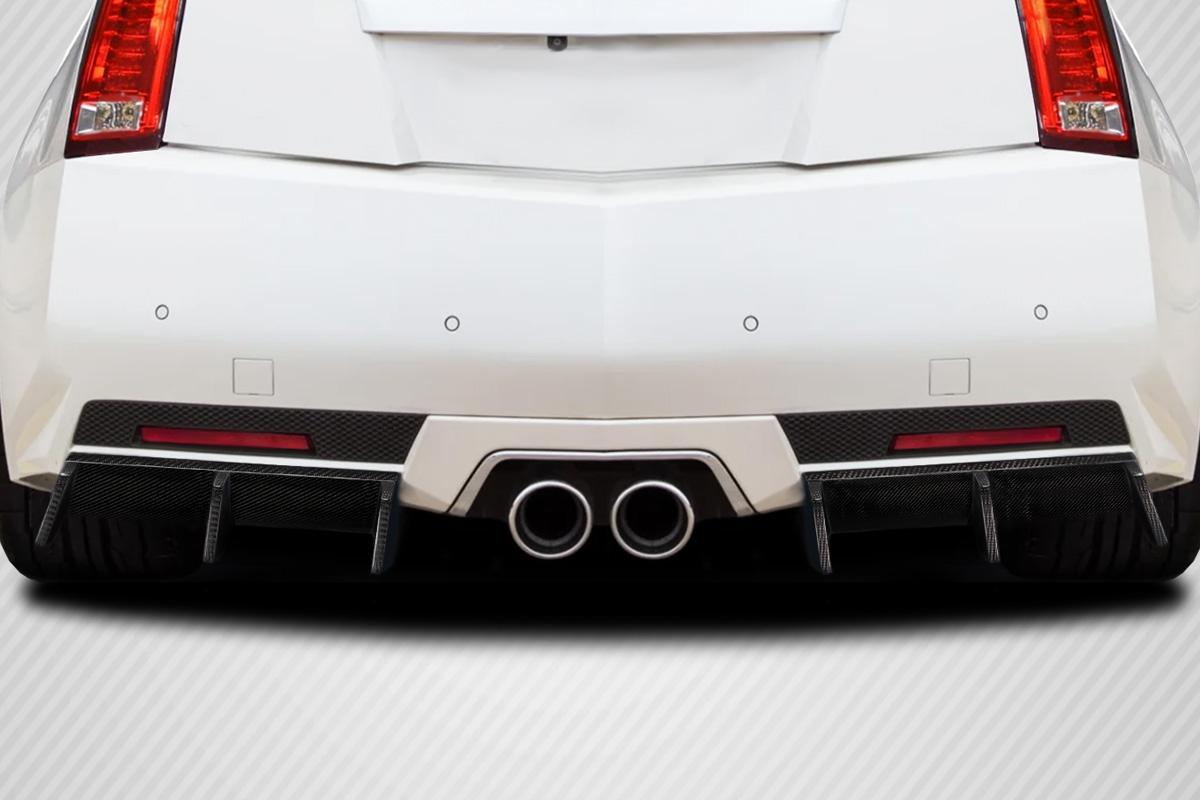 2011-2015 Cadillac CTS-V Carbon Creations GT Tuning Carbon Fiber Rear Lip
