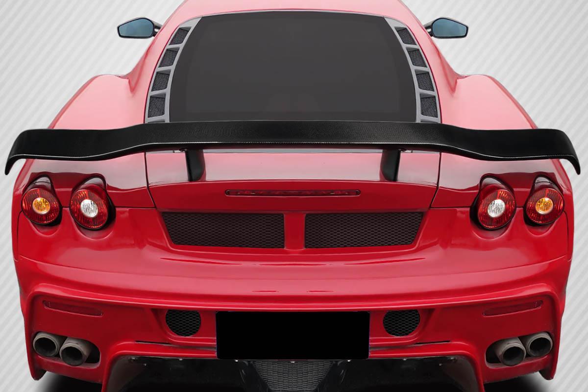 2005-2009 Ferrari F430 Carbon Creations Vallera Carbon Fiber Rear Wing