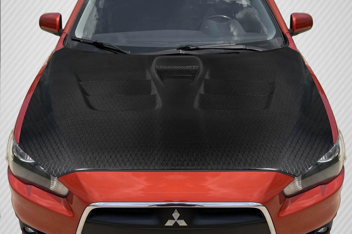 2008-2017 Mitsubishi Evolution Carbon Creations GT Concept Carbon Fiber Hood