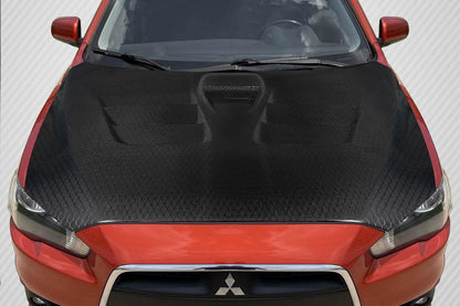 2008-2017 Mitsubishi Evolution Carbon Creations GT Concept Carbon Fiber Hood