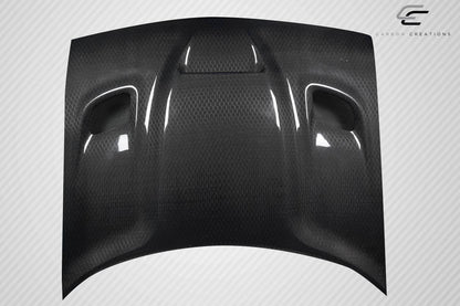 2008-2023 Dodge Challenger Carbon Creations Hellcat Carbon Fiber Hood