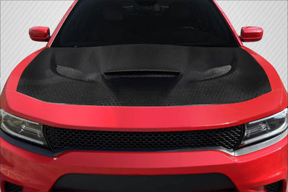2015-2023 Dodge Charger Carbon Creations Hellcat Carbon Fiber Hood