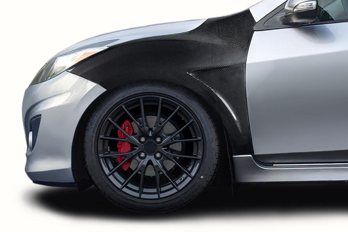 2010-2013 Mazda 3 Carbon Creations Evolved Carbon Fiber Fender