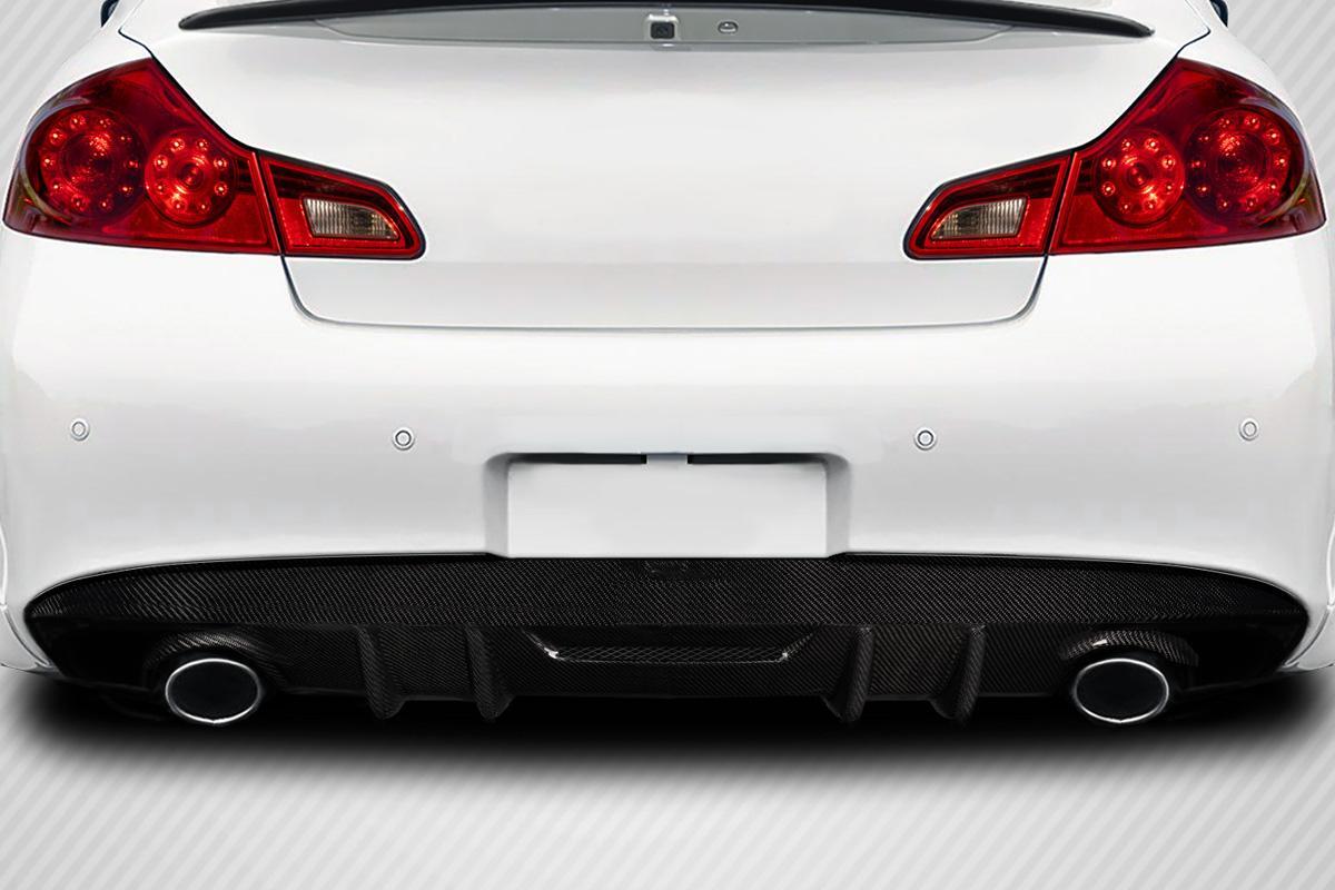 2010-2015 Infiniti G Sedan Carbon Creations Avera Carbon Fiber Rear Lip