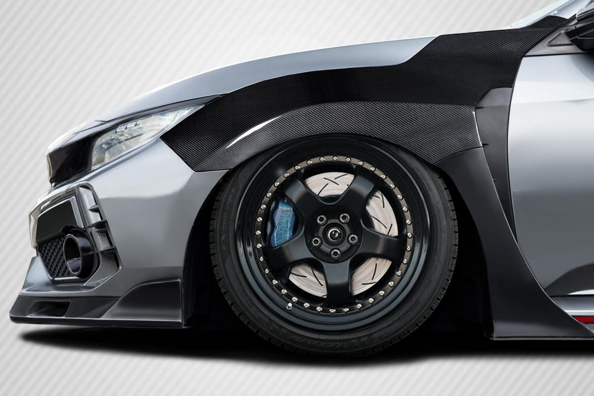2017-2021 Honda Civic Carbon Creations Skywalker Carbon Fiber Fender