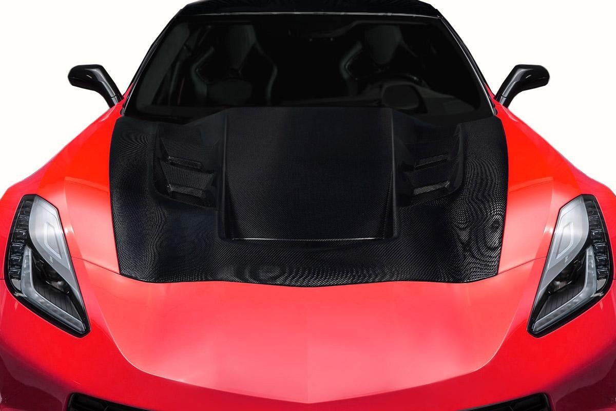 2014-2019 Chevrolet Corvette Carbon Creations Eagle Eye Carbon Fiber Hood