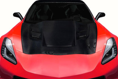 2014-2019 Chevrolet Corvette Carbon Creations Eagle Eye Carbon Fiber Hood