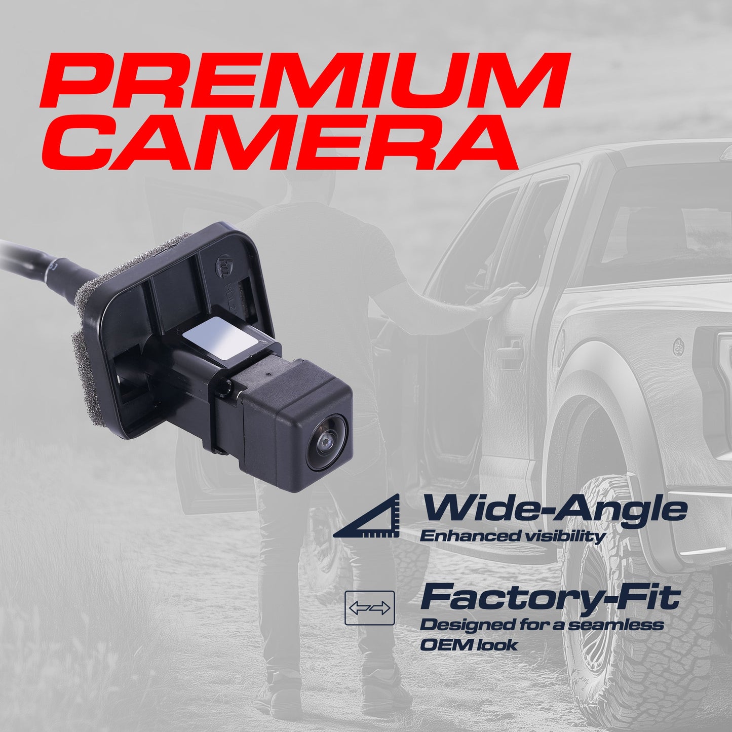 Honda Civic Coupe w/ Wide Angle (2013) OEM Replacement Backup Camera OE Part # 39530-TS8-A01, 39530-TS8-A02