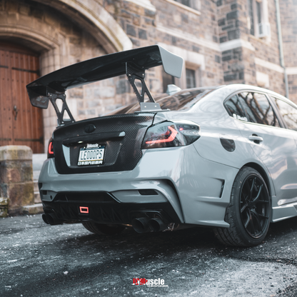 JDMuscle [15-21 WRX/STI] OE Style Vacuum-Infused Carbon Fiber Trunk w/ Garnish *Special Order*No Cancellation*