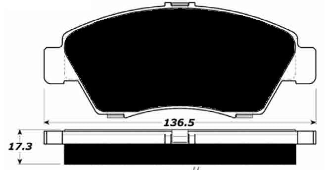 Porterfield Brake Pads for 2002 ACURA RSX