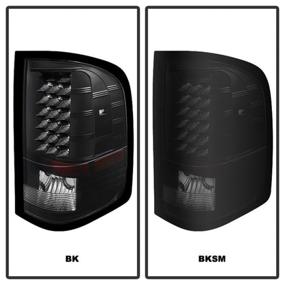 SPYDER Xtune Chevy Silverado 07-13 LED Tail Lights Black Smoke ALT-JH-CS07-LED-BKSM 5077493