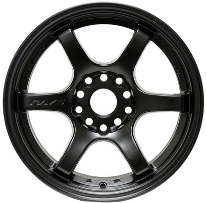 Gram Lights 57DR 15x8.0 +35 4x100 Semi Gloss Black Wheel