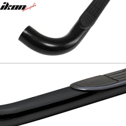 2008-2016 Jeep Compass 3" Round Hole Side Step Nerf Bar Running Boards