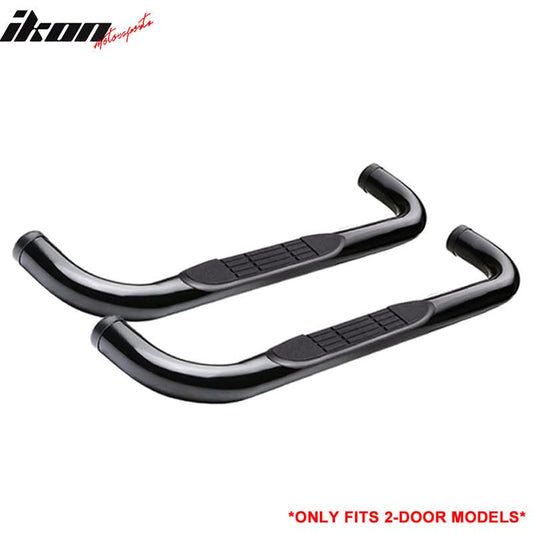2007-2018 Jeep Wrangler 2 Door Side Running Boards