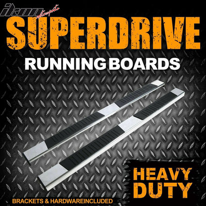 2015-2022 Ford F150 Crew Cab 6" Running Boards Side Step Bar