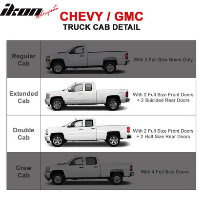 2007-2018 Chevy Silverado Gmc Sierra Ext Cab 3" S.S Running Board