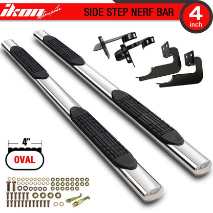 2015-2022 Ford F150 Super Cab 4in Steel Side Step Bar Running Board