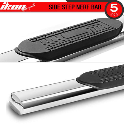 2007-2021 Toyota Tundra Double Cab 5" Oval Running Boards Stainless