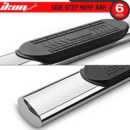 2007-2018 Chevy Silverado GMC Sierra 1500 Crew Cab 6" Running Boards