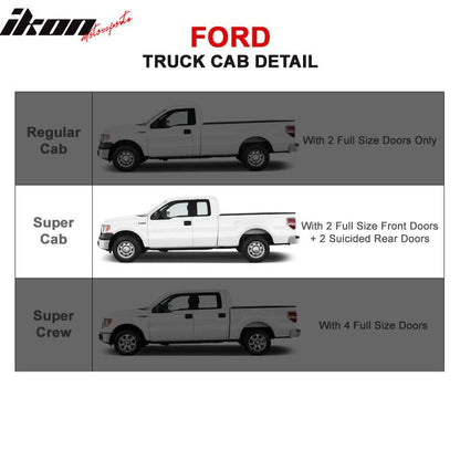 2004-2008 Ford F150 6" Stainless Steel Bars Side Rails Running Boards