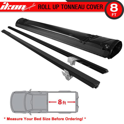2014-2021 Toyota Tundra 8Ft Fleetside Lock Soft Roll Up Tonneau Cover